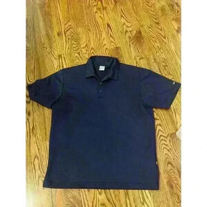 Nike Navy Blue Fit-Dry Collared Polo Shirt Men’s M Medium